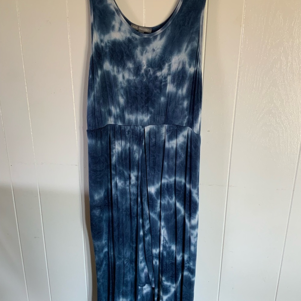 Blue Tide Dye long dress
